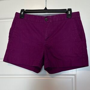 Banana Republic Deep Plum Chino Shorts